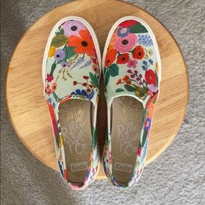 Keds Rifle Paper Company Floral Slip on Sneakers